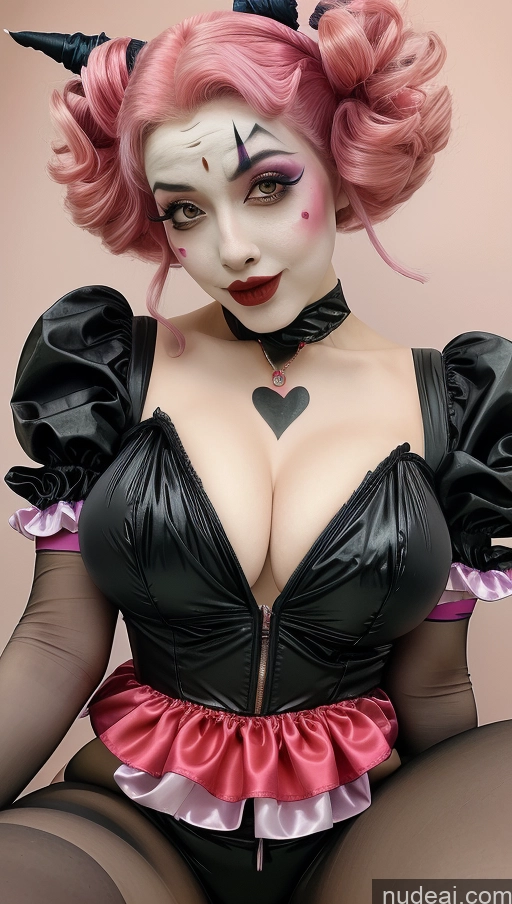 related ai porn images free for Busty Huge Tits, Hard Nipples Pink Hair Pixie Laughing EdgABT_woman,edgABT_face,edgABT_body, EdgABT_(cosplay Outfit) Clown Halloween Close-up View