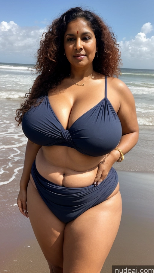 related ai porn images free for Milf One Huge Boobs Busty Tattoos Fat Thick Big Hips Tall Beautiful Dark Skin 60s Seductive Sexy Face Ginger Curly Hair Indian Beach Close-up View T-pose Sari Detailed