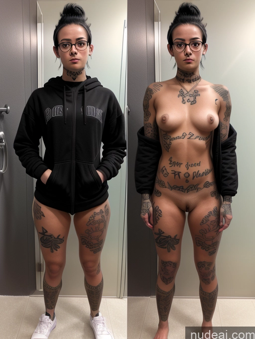 related ai porn images free for One Tattoos Small Tits Athlete Black Hair Bathroom Front View Onoff 18 Goth Glasses Short