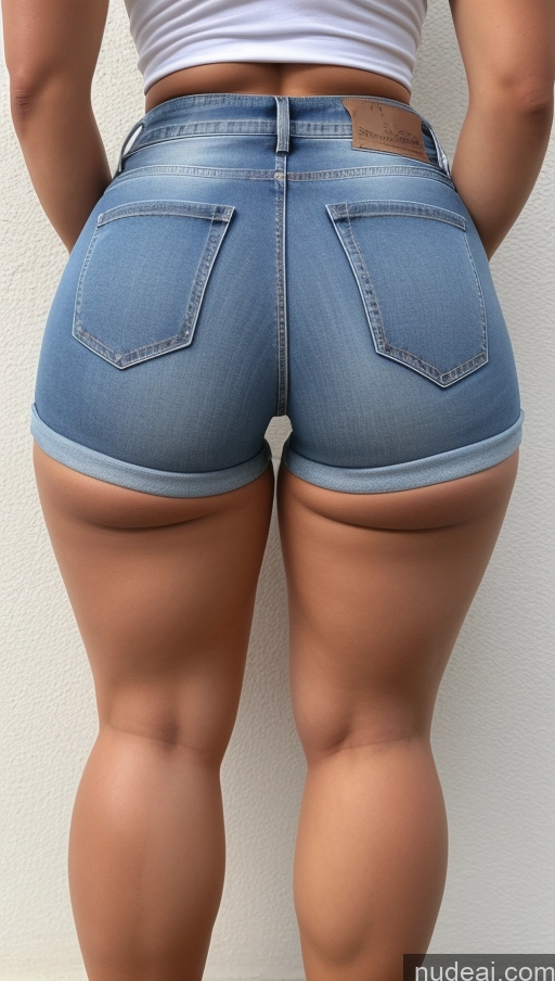 related ai porn images free for Big Ass Big Hips Athlete Jeans Short Shorts Back View