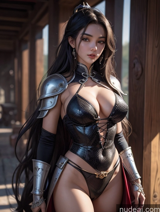 related ai porn images free for Woman Perfect Boobs Perfect Body Beautiful 18 Long Hair Black Hair Chinese Fantasy Armor Medieval