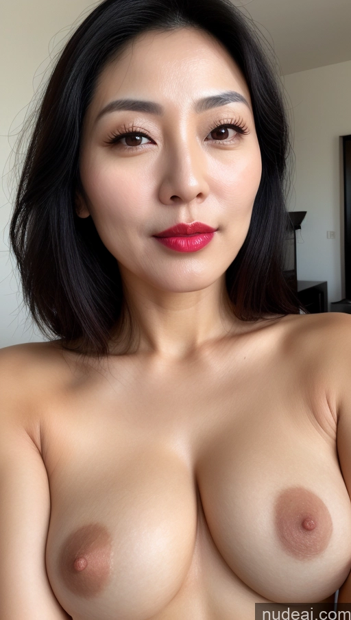 related ai porn images free for Woman One Perfect Boobs Beautiful Lipstick 40s Black Hair Slicked Korean Close-up View Detailed