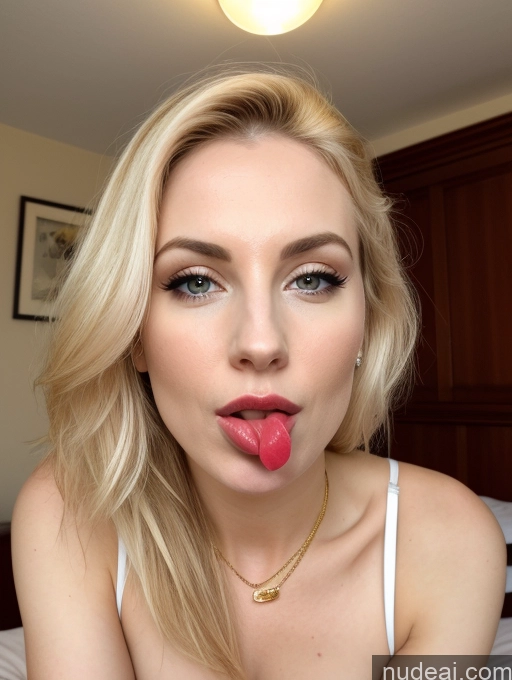 related ai porn images free for Perfect Boobs Beautiful Lipstick Fairer Skin 20s Seductive Blonde Long Hair British Bedroom Front View Blowjob Bikini Gold Jewelry Bright Lighting Detailed