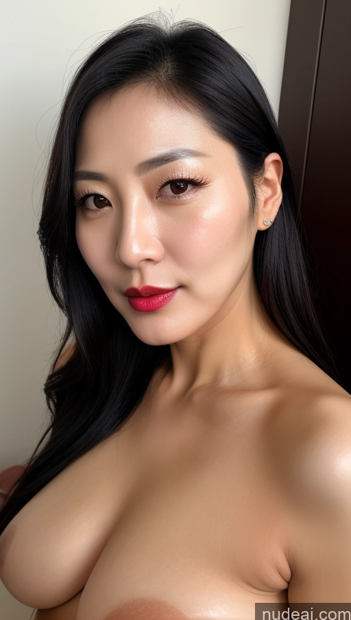 related ai porn images free for Woman One Perfect Boobs Beautiful Lipstick 40s Black Hair Slicked Korean Close-up View Detailed