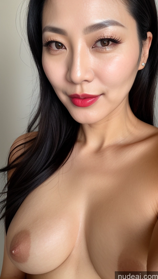 related ai porn images free for Woman One Perfect Boobs Beautiful Lipstick 40s Black Hair Slicked Korean Close-up View Detailed