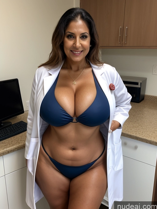 related ai porn images free for Milf One Busty Huge Boobs Thick Tanned Skin 70s Front View Microkini Thong Vampire Indian Doctor Lab Coat