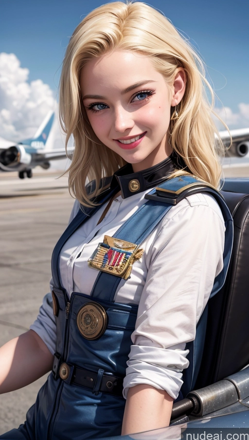 related ai porn images free for 18 Happy Blonde Slicked Egyptian Pilot