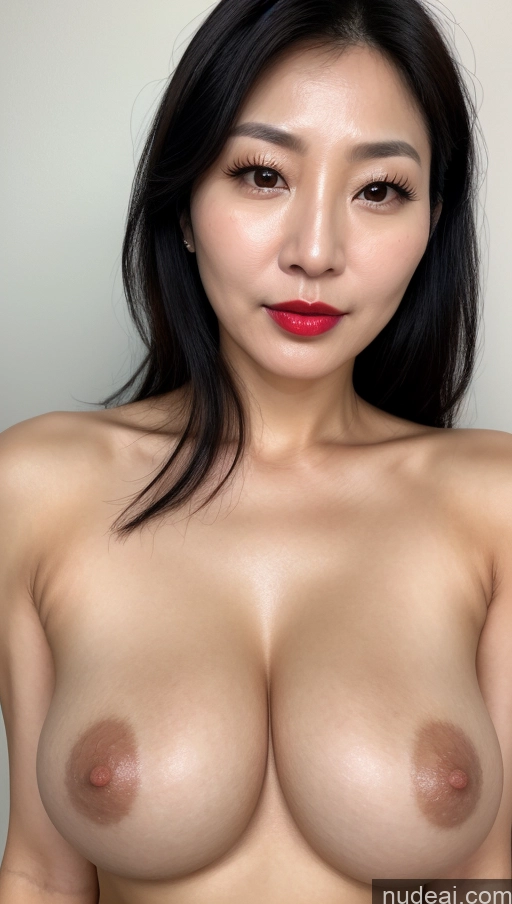 related ai porn images free for Woman One Perfect Boobs Beautiful Lipstick 40s Black Hair Slicked Korean Close-up View