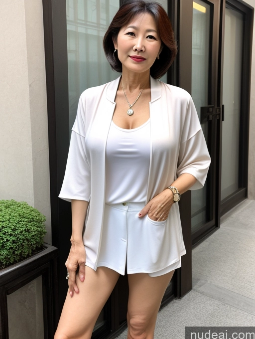 related ai porn images free for Milf Two 60s Chinese Casual Stylish Cleavage Detailed