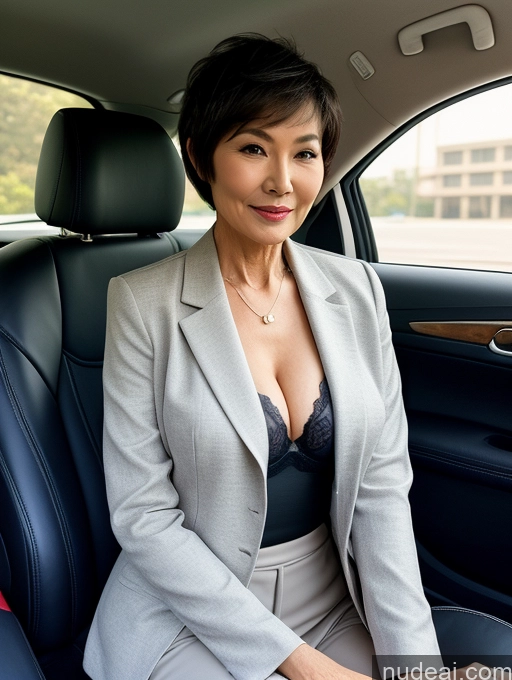 related ai porn images free for Milf Perfect Boobs Beautiful Perfect Body Short Hair 70s Chinese Car Bra Jacket Professor Stylish Suit Cleavage Detailed Sexy Face