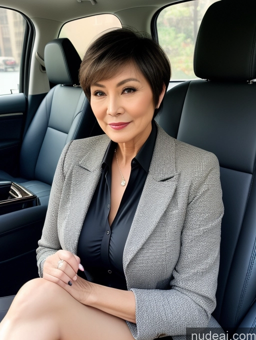 related ai porn images free for Milf Perfect Boobs Beautiful Perfect Body Short Hair 70s Chinese Car Bra Jacket Professor Stylish Suit Cleavage Detailed Sexy Face