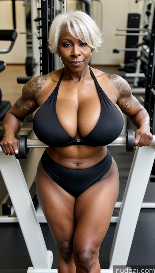 related ai porn images free for Busty Huge Boobs Tattoos Muscular Thick Dark Skin 80s Seductive Bangs Black Close-up View Bikini Cleavage Detailed Sexy Face Big Ass Big Hips Beautiful Dark Fantasy T-pose Gym White Hair Long Legs Milf