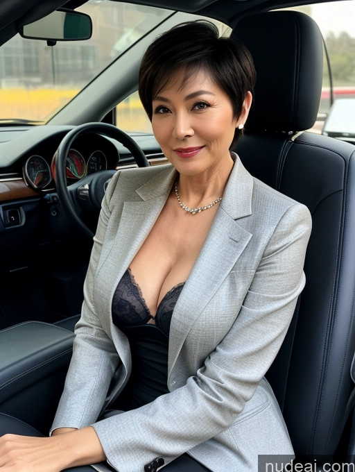 related ai porn images free for Milf Perfect Boobs Beautiful Perfect Body Short Hair 70s Chinese Car Bra Jacket Professor Stylish Suit Cleavage Detailed Sexy Face