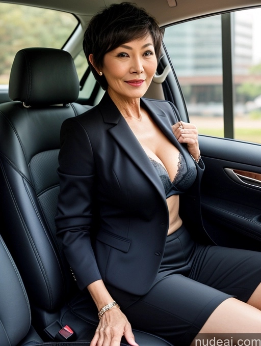 related ai porn images free for Milf Perfect Boobs Beautiful Perfect Body Short Hair 70s Chinese Car Bra Jacket Professor Stylish Suit Cleavage Detailed Sexy Face