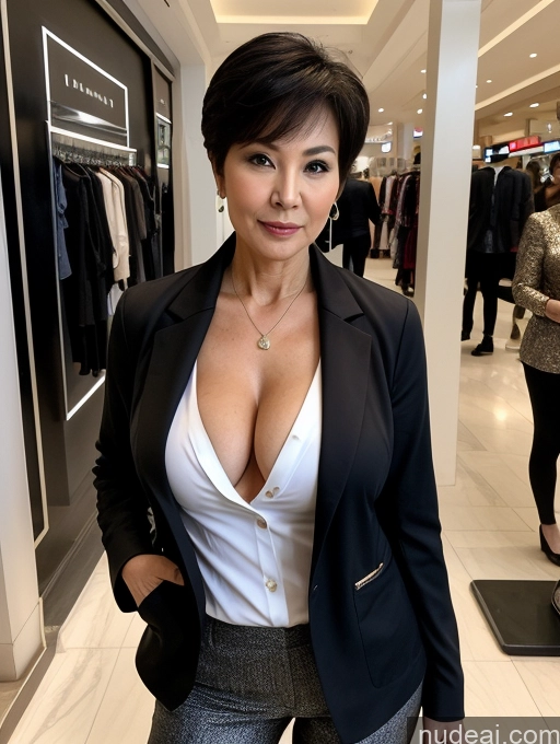 related ai porn images free for Milf Perfect Boobs Beautiful Perfect Body 60s Seductive Pixie Chinese Mall Casual Jacket Professor Secretary Shirt Stylish Suit Cleavage Detailed Sexy Face Dark Lighting