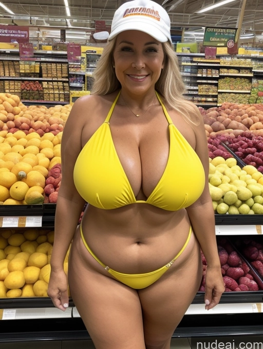 related ai porn images free for Milf One Busty Huge Boobs Tanned Skin Thick 80s Front View Grocery Microkini Thong White Hair Construction Worker Chubby