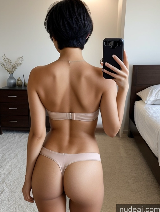 related ai porn images free for Woman Perfect Boobs 18 Happy Black Hair Short Hair Asian Mirror Selfie Bedroom Front View Yoga Nude Partially Nude Topless