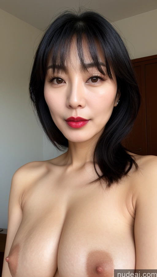 related ai porn images free for One Perfect Boobs Beautiful Lipstick 40s Black Hair Korean Close-up View Model