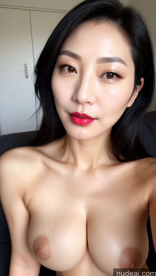 related ai porn images free for One Perfect Boobs Beautiful Lipstick 40s Black Hair Korean Close-up View Model