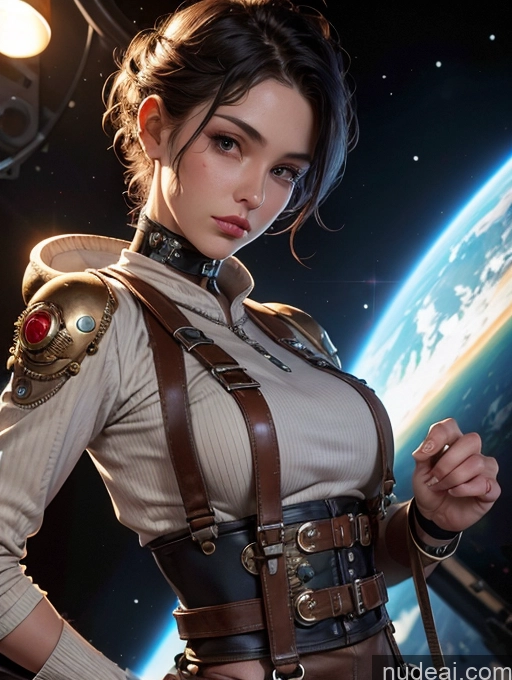 related ai porn images free for Steampunk Space Suit Close-up View Pixie Suspender Belt