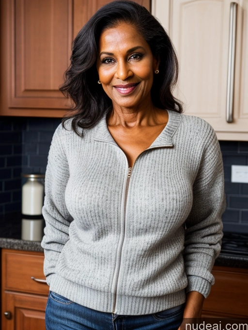related ai porn images free for Milf Perfect Boobs Perfect Body 70s Dark Skin Indian Kitchen Jeans Jacket Sweater Stylish Secretary Professor Topless Detailed