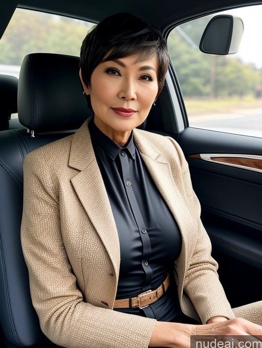 related ai porn images free for Milf Perfect Boobs Beautiful Perfect Body Short Hair 70s Chinese Car Bra Jacket Professor Stylish Suit Cleavage Detailed Sexy Face