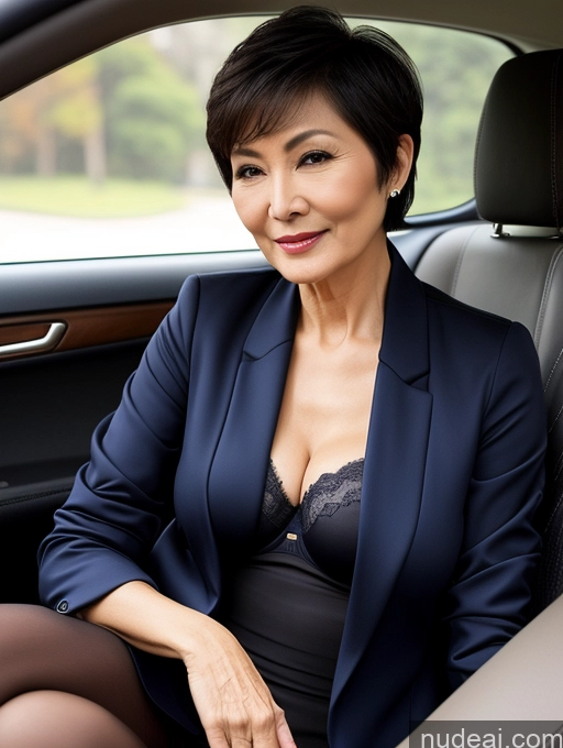 related ai porn images free for Milf Perfect Boobs Beautiful Perfect Body Short Hair 70s Chinese Car Bra Jacket Professor Stylish Suit Cleavage Detailed Sexy Face