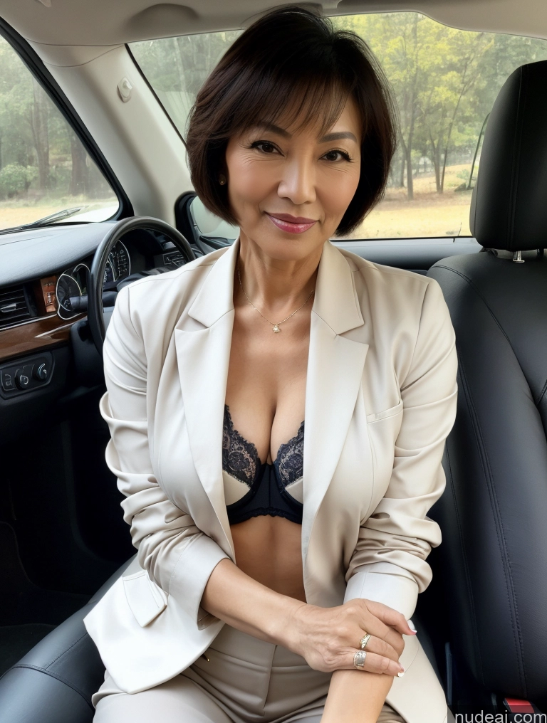 related ai porn images free for Milf Perfect Boobs Beautiful Perfect Body Short Hair 70s Chinese Car Bra Jacket Professor Stylish Suit Cleavage Detailed Sexy Face