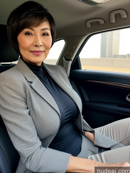 related ai porn images free for Milf Perfect Boobs Beautiful Perfect Body Short Hair 70s Chinese Car Bra Jacket Professor Stylish Suit Cleavage Detailed Sexy Face