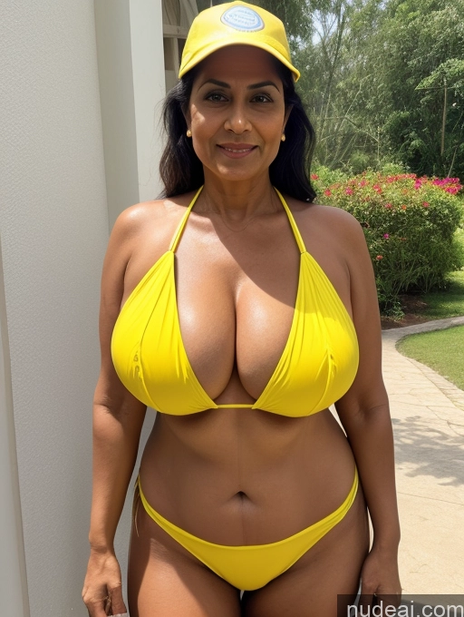 related ai porn images free for Milf One Busty Huge Boobs Tanned Skin Thick 60s Indian Front View Maid Microkini Thong Construction Worker