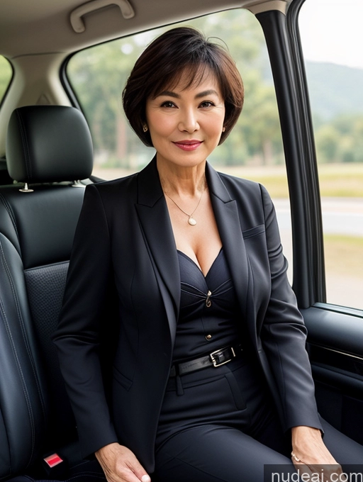 related ai porn images free for Milf Perfect Boobs Beautiful Perfect Body Short Hair 70s Chinese Car Bra Jacket Professor Stylish Suit Cleavage Detailed Sexy Face