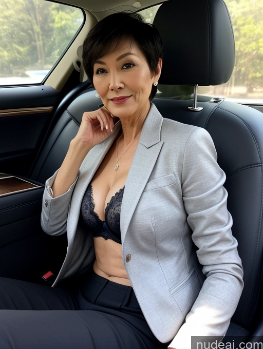 related ai porn images free for Milf Perfect Boobs Beautiful Perfect Body Short Hair 70s Chinese Car Bra Jacket Professor Stylish Suit Cleavage Detailed Sexy Face