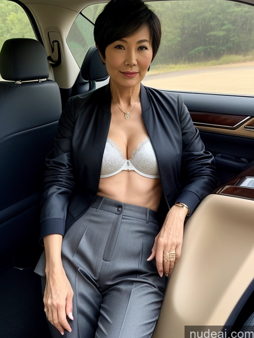 related ai porn images free for Milf Perfect Boobs Beautiful Perfect Body Short Hair 70s Chinese Car Bra Jacket Professor Stylish Suit Cleavage Detailed Sexy Face