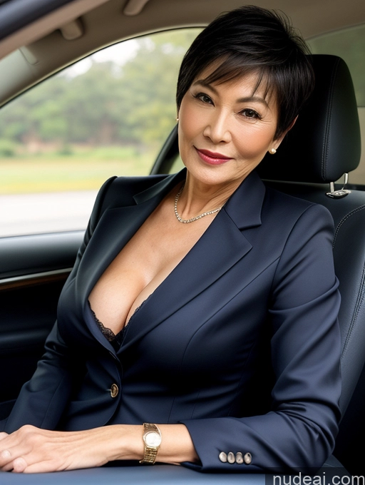 related ai porn images free for Milf Perfect Boobs Beautiful Perfect Body Short Hair 70s Chinese Car Bra Jacket Professor Stylish Suit Cleavage Detailed Sexy Face