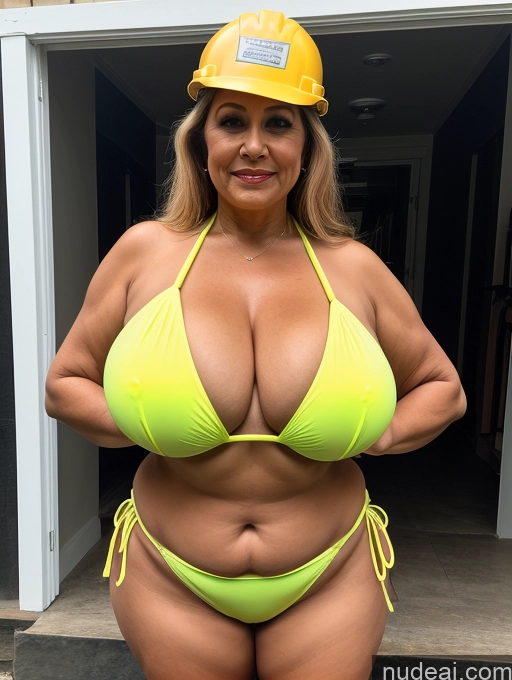 related ai porn images free for Milf One Busty Huge Boobs Thick Tanned Skin 70s Brazilian Front View Microkini Thong Construction Worker Vampire Lumberjack