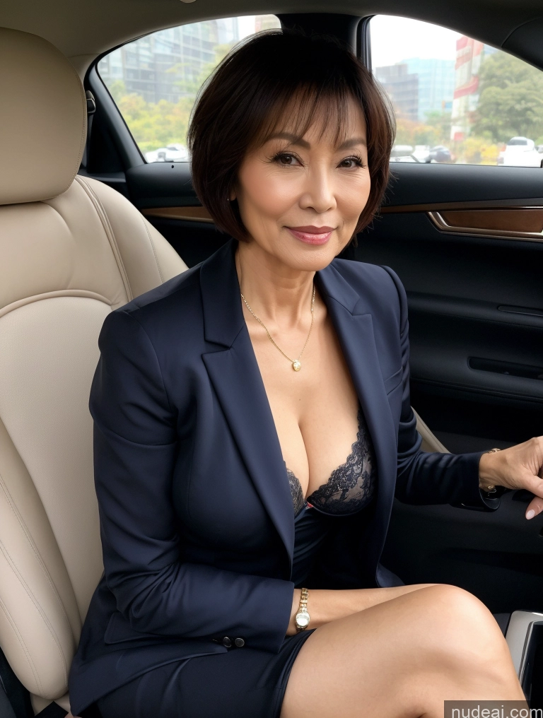 related ai porn images free for Milf Perfect Boobs Beautiful Perfect Body Short Hair 70s Chinese Car Bra Jacket Professor Stylish Suit Cleavage Detailed Sexy Face