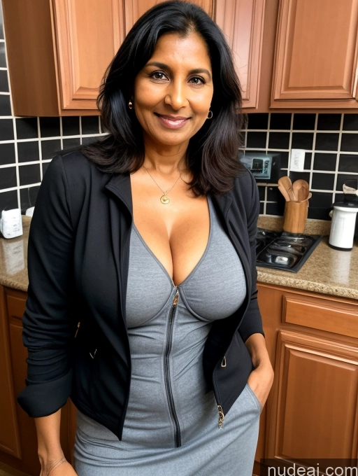 related ai porn images free for Milf Two Perfect Boobs Perfect Body Dark Skin 70s Indian Kitchen Jacket Jeans Professor Secretary Cleavage Partially Nude Detailed