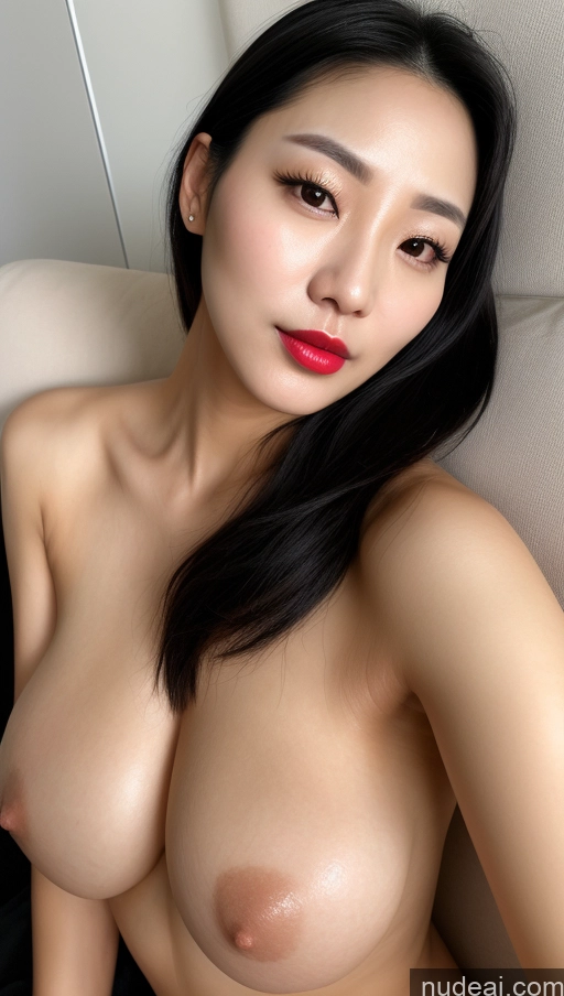 related ai porn images free for Woman One Beautiful Lipstick Black Hair Perfect Boobs Korean Close-up View 30s Slicked