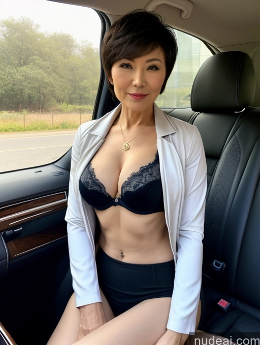 related ai porn images free for Milf Perfect Boobs Beautiful Perfect Body Short Hair 70s Chinese Car Bra Jacket Professor Stylish Suit Cleavage Detailed Sexy Face