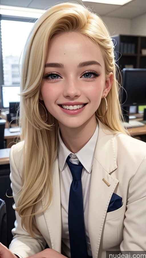 related ai porn images free for 18 Happy Blonde Slicked Suit Office