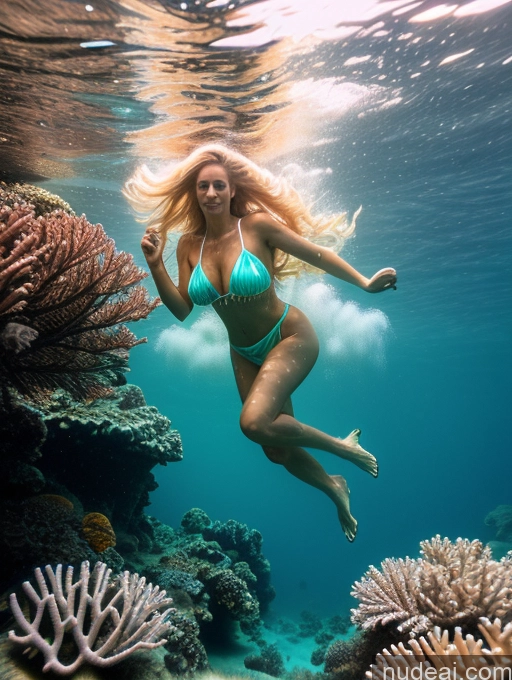 related ai porn images free for Woman One 30s Blonde Long Hair Brazilian Stylish Underwater