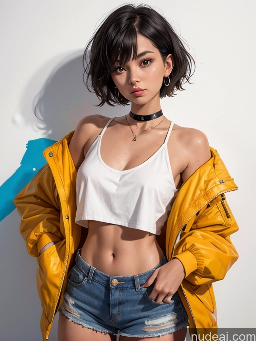 related ai porn images free for Sorority Short Short Hair Tanned Skin Choker Parka Short Shorts Topless Woman Breasts Sports 90s Native American Ghiblistyle