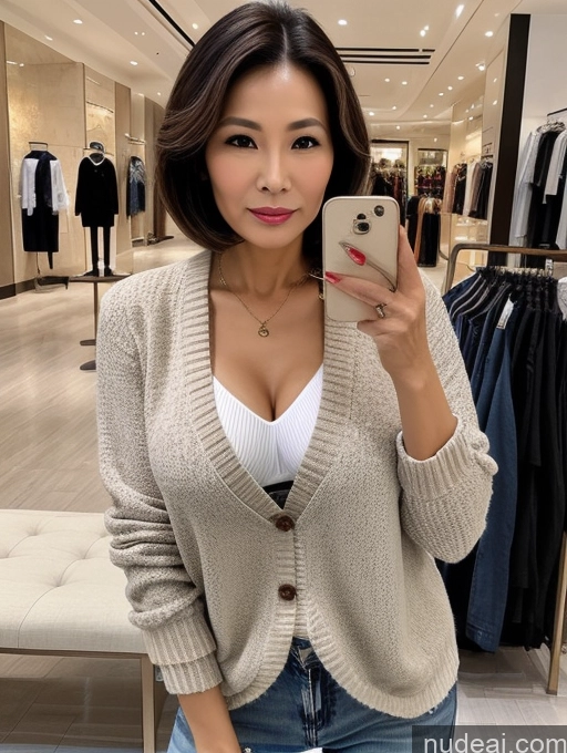 related ai porn images free for Milf Two Small Tits Beautiful Perfect Body 70s Bobcut Chinese Mall Blouse Bra Casual Shirt Stylish Secretary Professor Jacket Jeans Sweater Cleavage Detailed