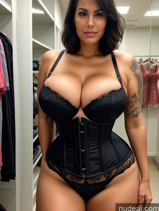 related ai porn images free for Sad Tall Tanned Skin Huge Boobs Tattoos Perfect Body Changing Room Corset Push-up Bra Cleavage Black Hair Bobcut 30s Milf Eating Close-up View Serious Seductive Sexy Face Happy Angry Egyptian