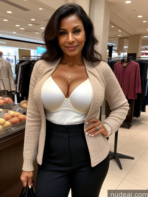 related ai porn images free for Milf Perfect Body Perfect Boobs Dark Skin Mall Jacket Sweater Stylish Secretary Professor Blouse Bra Cleavage Detailed Beautiful Persian Skinny 60s