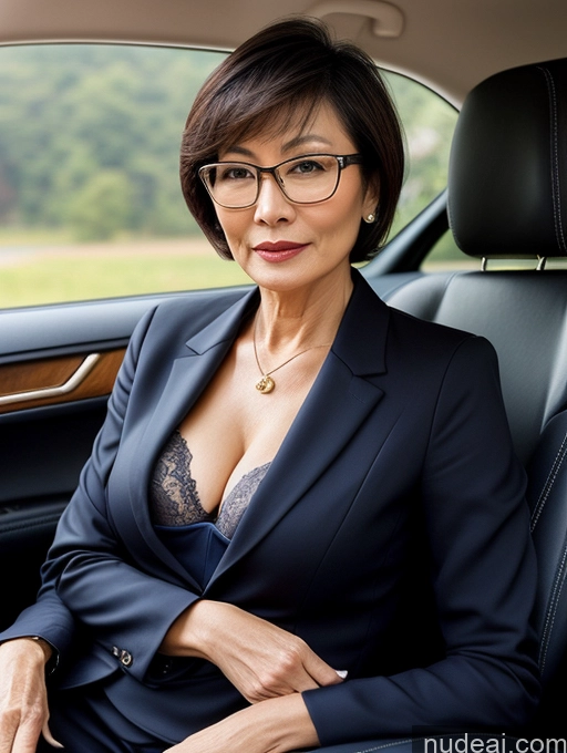 related ai porn images free for Milf Perfect Boobs Beautiful Glasses Perfect Body Short Hair 60s Chinese Car Bra Jacket Professor Stylish Suit Cleavage Detailed Sexy Face