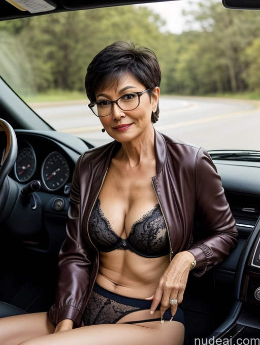 related ai porn images free for Milf Perfect Boobs Beautiful Glasses Perfect Body Car Bra Jacket Professor Stylish Suit Cleavage Detailed Sexy Face Partially Nude Pixie 60s Asian