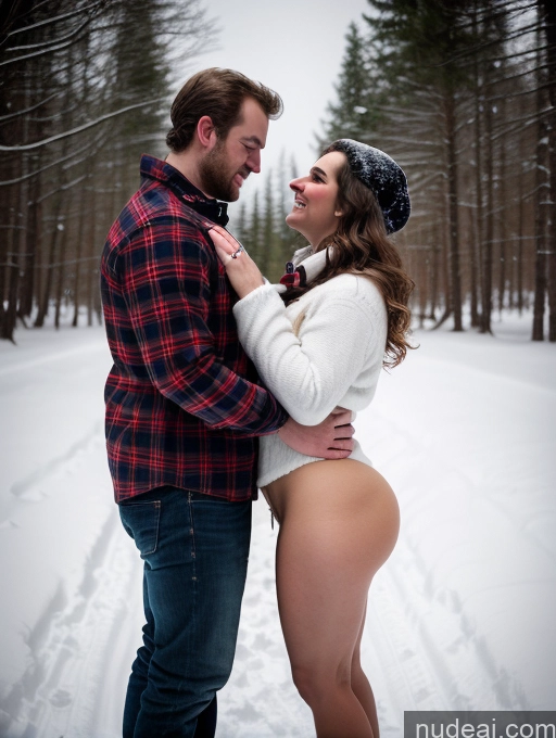 related ai porn images free for Woman + Man Two Busty Big Ass Chubby Big Hips 30s Brunette Messy Fairer Skin White Film Photo Snow Fellatio (Side View) Lumberjack Cleavage Dark Lighting Detailed