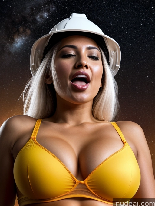 related ai porn images free for Egyptian Stargazing Hell Construction Worker Straight White Hair Laughing Sexy Face Ahegao 30s Perfect Body Small Tits On Back Transparent Partially Nude Close-up View