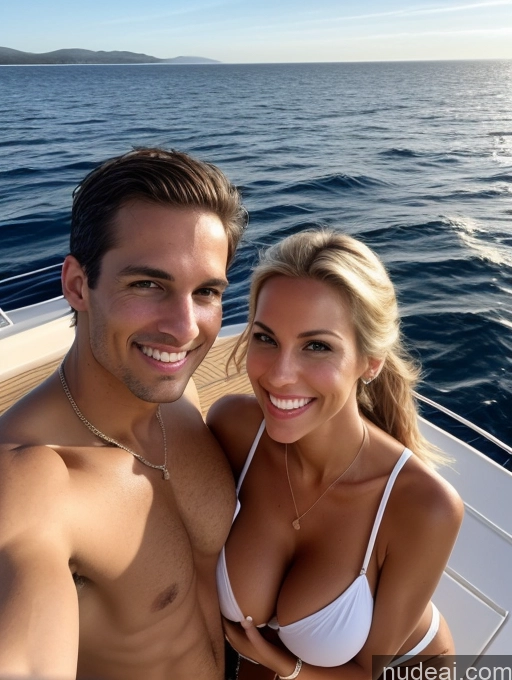 related ai porn images free for Huge Boobs Skinny Tall Tanned Skin Laughing Blonde Ponytail Swedish Mirror Selfie Yacht Front View Blowjob Bikini Cleavage Bright Lighting Woman + Man 30s Two